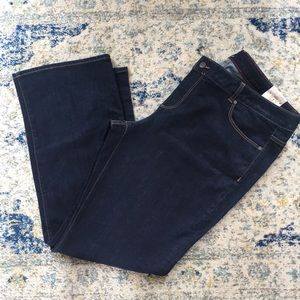 NWT Talbots signature boot dark wash 20 w